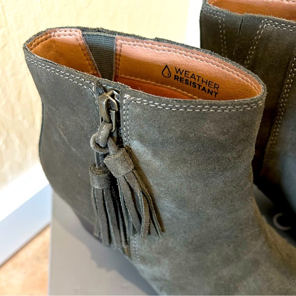 🧙‍♀️ VIONIC Madeline Leather Ankle Boots - Olive - Size 7 🧙‍♀️HP🧙‍♀️ - Picture 5 of 7